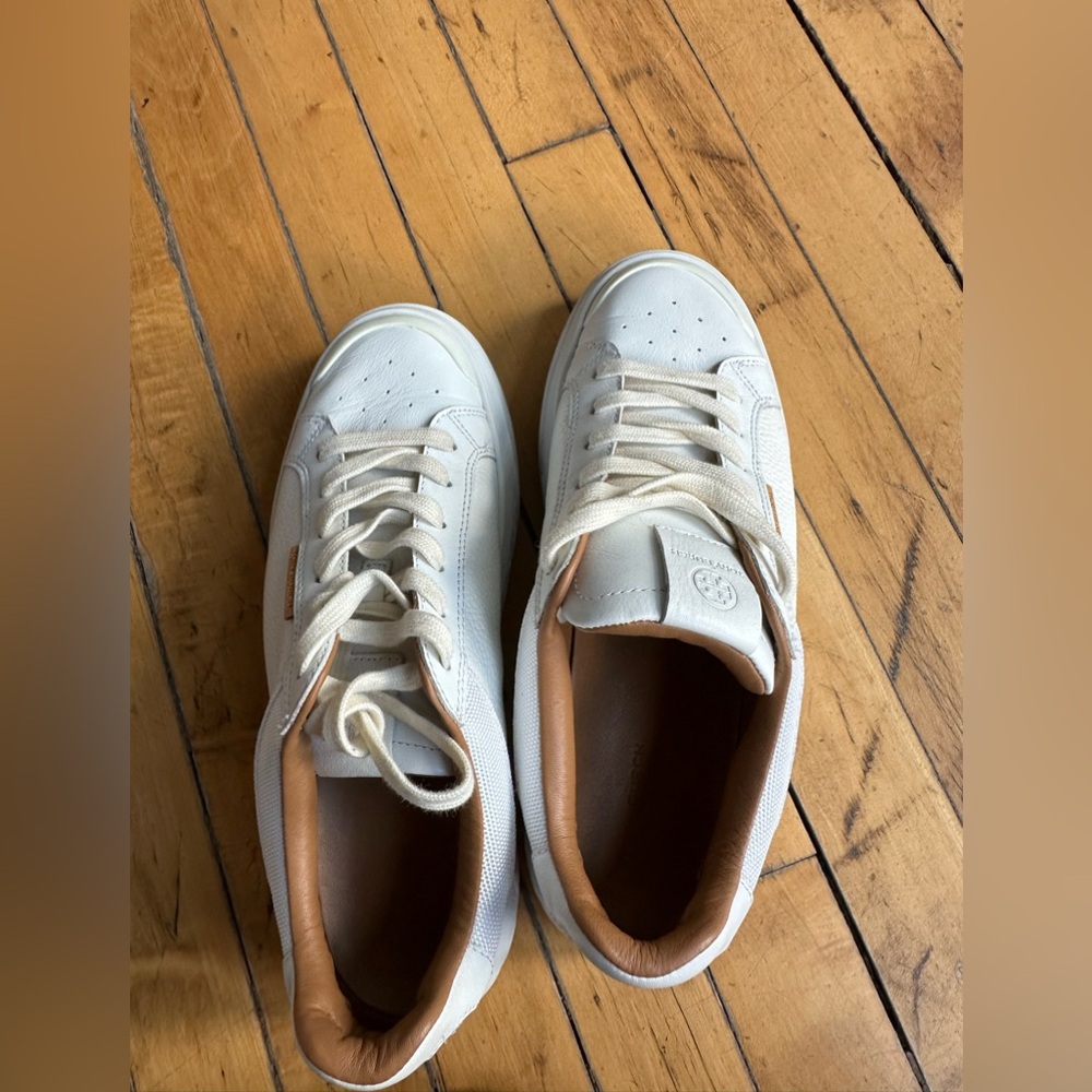 Tory Burch White Sneakers - Picture 2 of 7